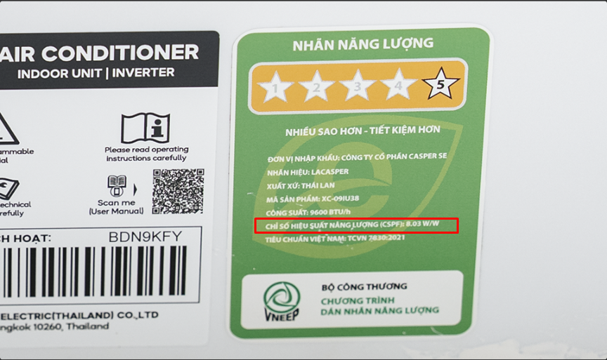 Không phải điều hòa cứ inverter là tiết kiệm điện, mà nên nhìn vào chỉ số này
