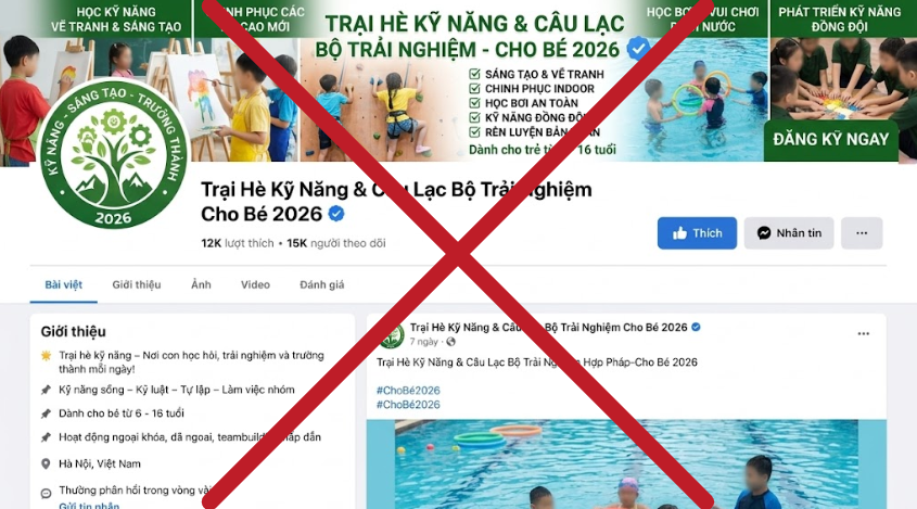 Phụ huynh cảnh giác với Trại hè, Câu lạc bộ kỹ năng sống đang quảng cáo rầm rộ trên mạng