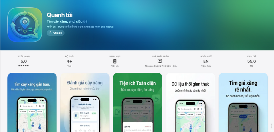 Đã có ứng dụng tra cứu xăng E10!