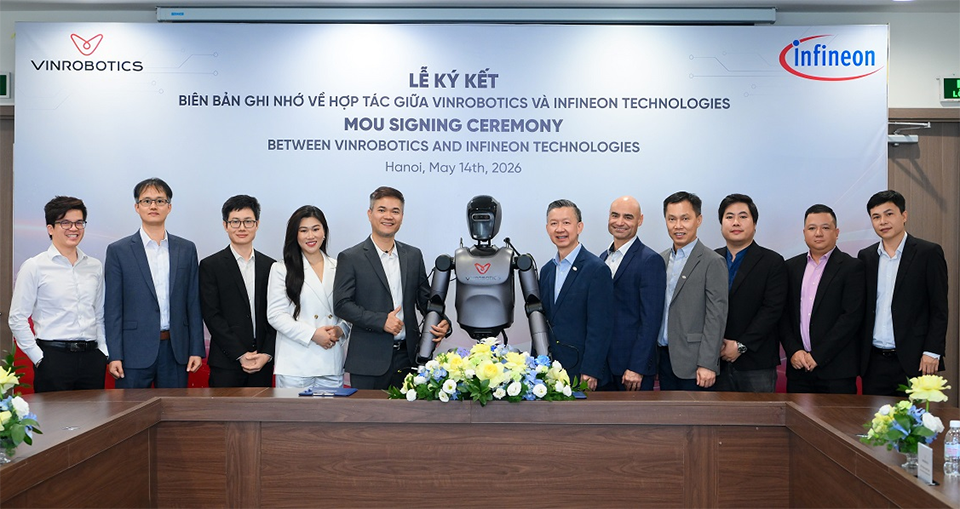 Công ty robot của Vingroup bắt tay “ông lớn” bán dẫn toàn cầu phát triển công nghệ lõi robot hình người