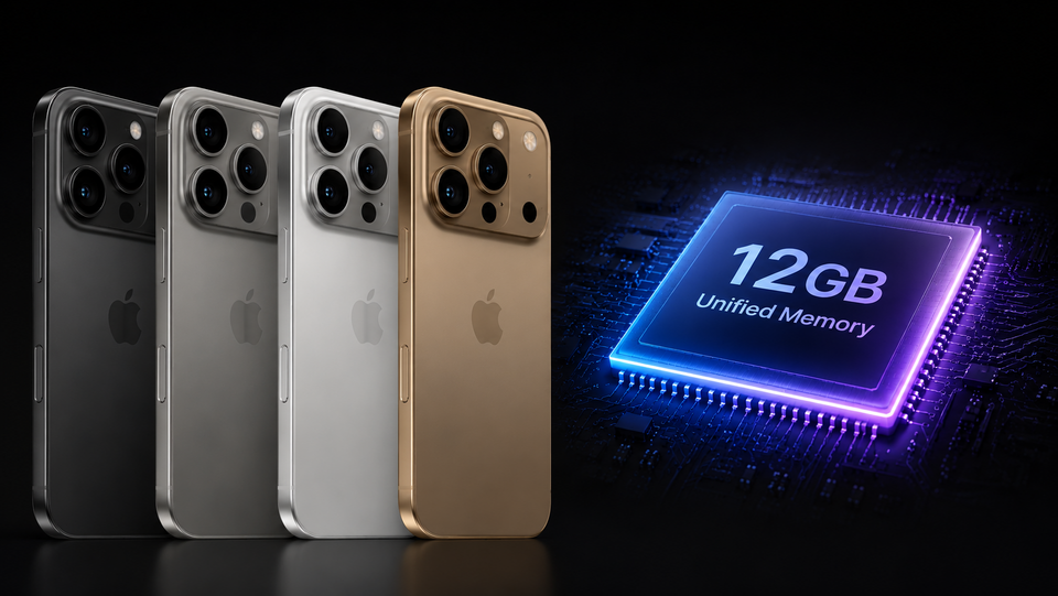 iPhone 18 Pro nâng RAM lên 12GB: Cuộc đua AI trên smartphone đang thay đổi mọi thứ