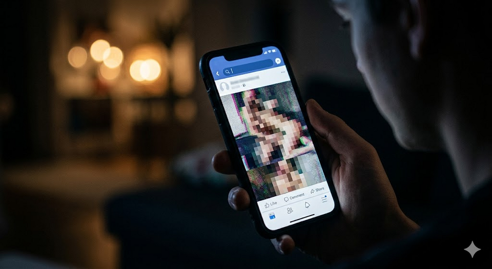 Thuật toán Facebook 'đổ đốn', thanh tìm kiếm hóa ổ 18+