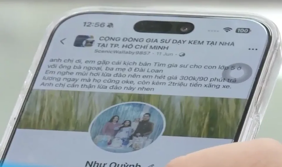 Bẫy lừa đảo tuyển gia sư dạy hè trên mạng, sinh viên mất hàng chục triệu đồng