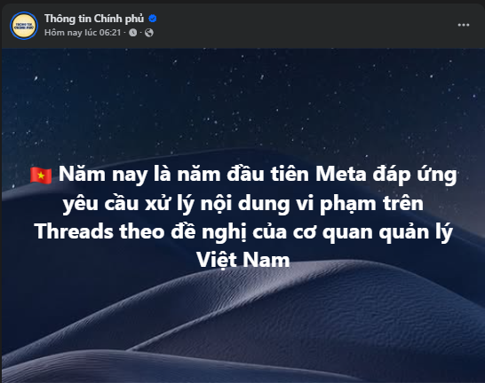 Việt Nam yêu cầu gỡ nội dung vi phạm: Facebook, TikTok, YouTube đáp ứng hơn 94%