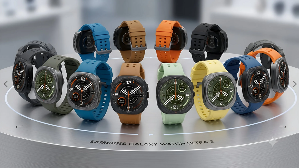 Samsung Galaxy Watch 9 và Ultra 2: Lộ diện hàng loạt dây đeo đa sắc màu, tha hồ lựa chọn!