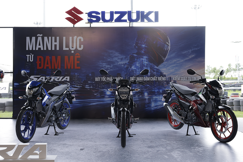 Suzuki bất ngờ ra mắt xe côn tay Satria mới tại Việt Nam: thiết kế ngầu, phanh ABS, giá từ 54,5 triệu đồng