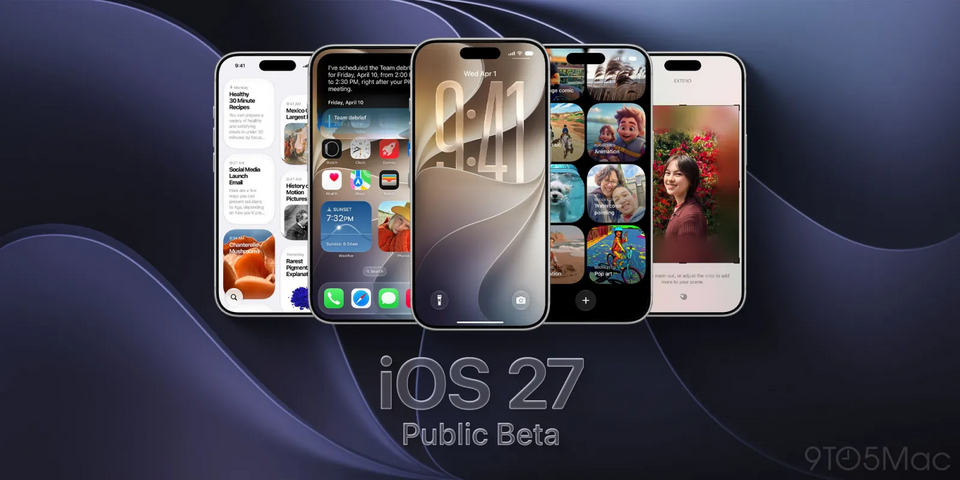 Apple phát hành bản beta công khai của iOS 27 và iPadOS 27, ai cũng có thể thử nghiệm