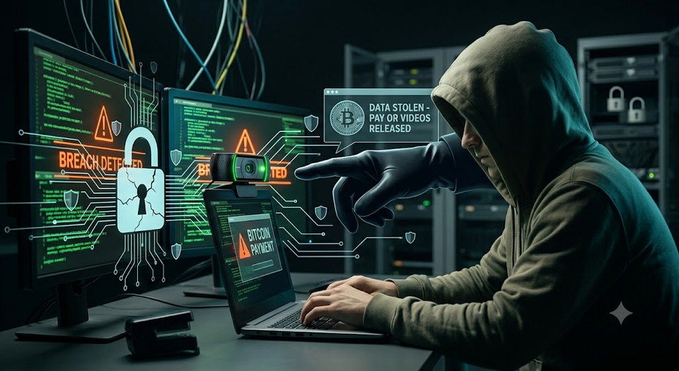 Kịch bản tống tiền webcam hoàn hảo của những hacker 'giả cầy'