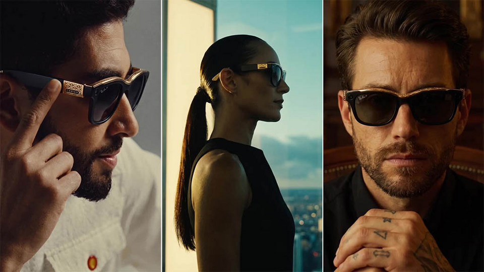 Kính thông minh Ray-Ban Wayfarer II qua tay Caviar: Bọc vàng 24K và da cá sấu, giá từ 160 triệu đồng