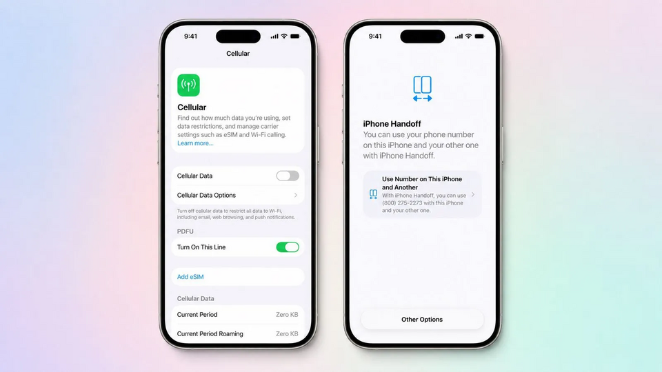 iOS 27 có tính năng "iPhone Handoff", cho phép hai điện thoại dùng chung một số điện thoại