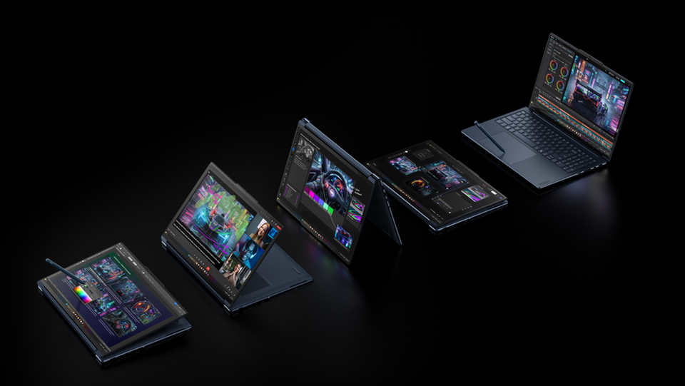 Lenovo trình làng loạt laptop và tablet Yoga tích hợp NVIDIA RTX Spark, cập nhật Android 7 năm