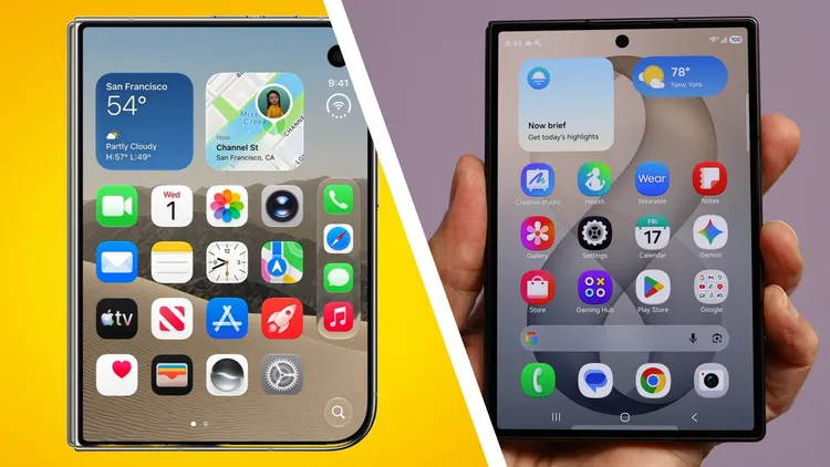 So sánh thông số kỹ thuật giữa iPhone Duo và Galaxy Z Fold8