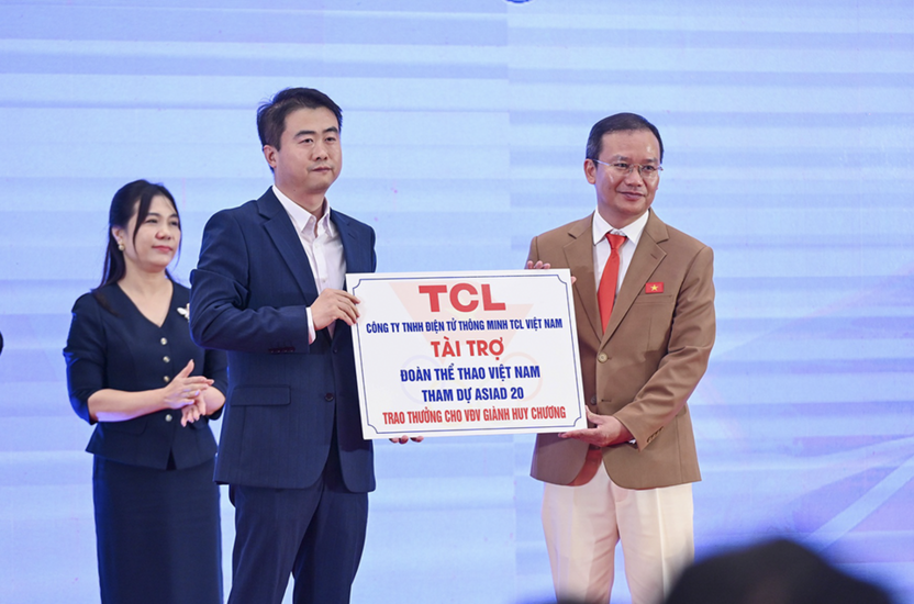 TCL tài trợ đoàn thể thao Việt Nam tham dự ASIAD 2026