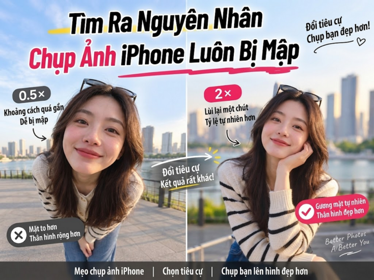 Đã tìm ra lý do khiến ảnh chụp bằng iPhone trông "mũm mĩm": sử dụng sai tiêu cự