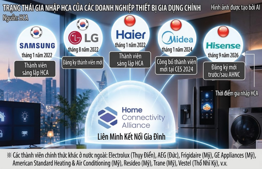 Đồ gia dụng tương lai có thể không còn rào cản nền tảng: TV Hisense có thể điều khiển qua ứng dụng Samsung SmartThings