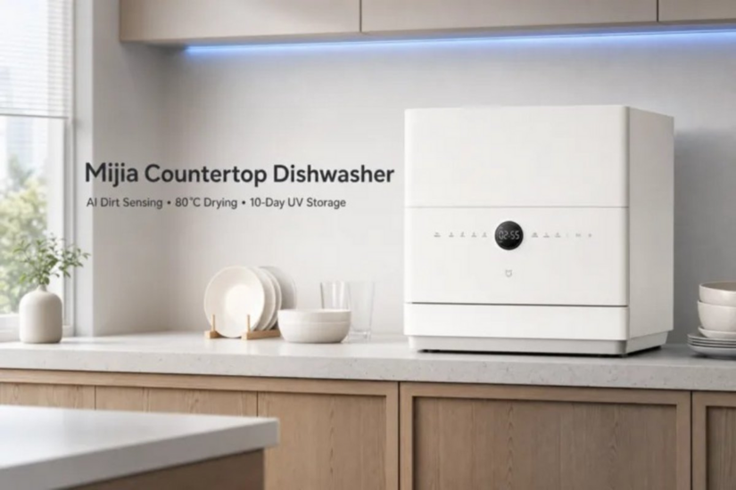 Xiaomi ra mắt máy rửa bát để bàn Mijia Smart 5-Set cho gia đình nhỏ, tích hợp AI và sấy nóng 80°C