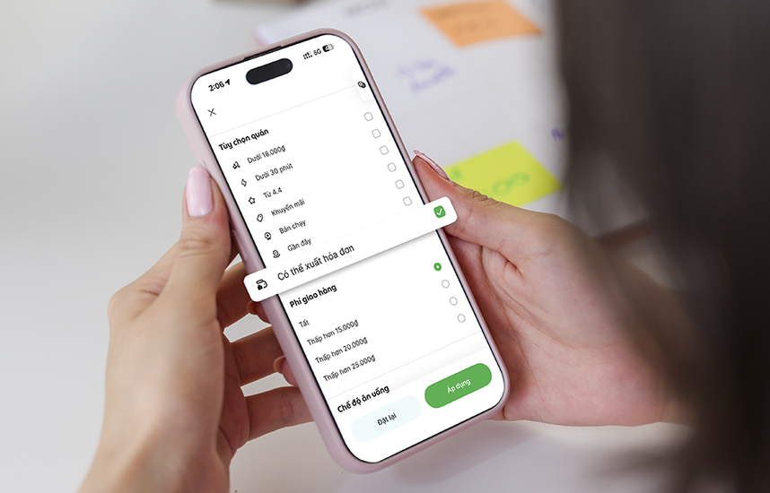 Grab Việt Nam triển khai dịch vụ ủy nhiệm lập hóa đơn cho các hàng quán trên GrabFood