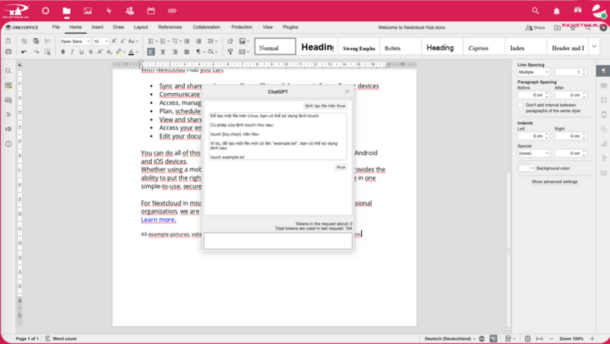 ChatGPT có thể sử dụng Microsoft Word không?