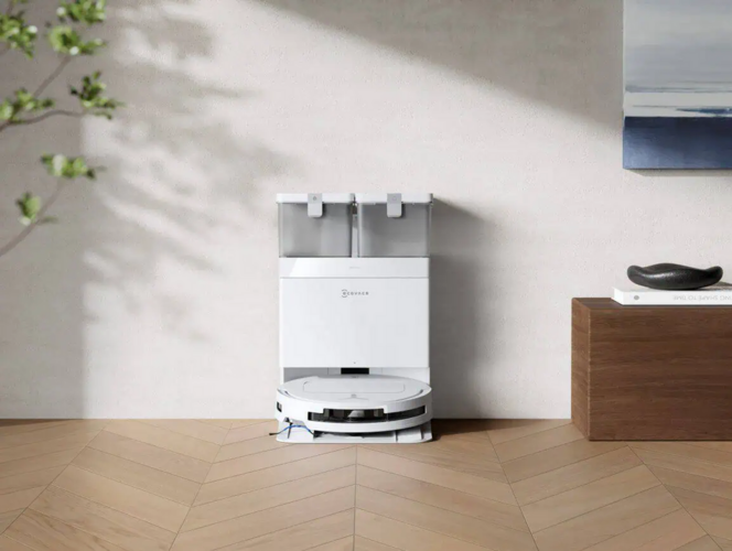 Ecovacs gây bất ngờ ở IFA: robot có chổi lăn, lực hút mạnh như máy hút bụi