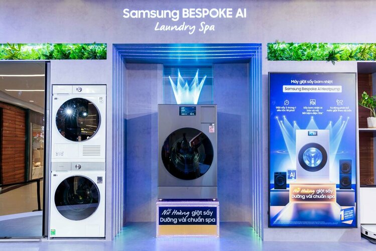 Samsung lần đầu mở không gian trải nghiệm tận tay loạt sản phẩm gia dụng Bespoke AI cho người dùng Việt Nam