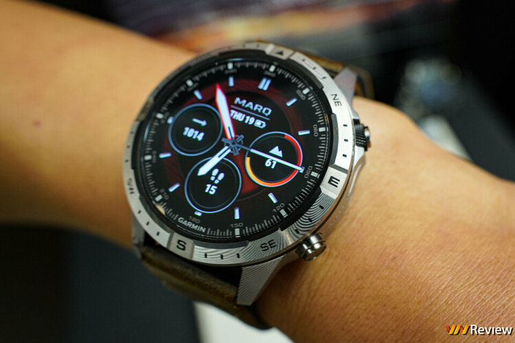 Trên tay Garmin MARQ Adventurer (Gen 2) phiên bản Thép Damascus: smartwatch siêu sang giá tới 80 triệu đồng