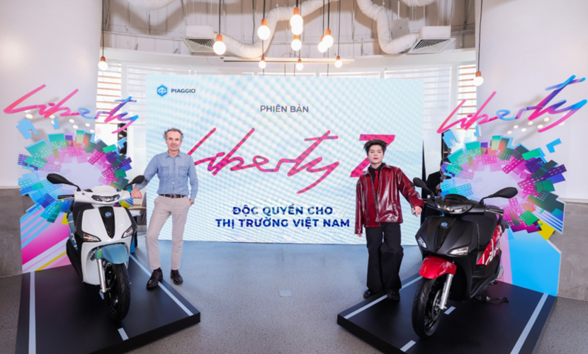 Piaggio Liberty 2025 trình làng: có phiên bản Liberty Z độc quyền cho thị trường Việt Nam, phanh ABS, màn LCD cỡ lớn, giá từ 57,5 triệu đồng