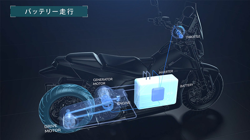 Cách mạng xe máy đây rồi! Yamaha đang phát triển xe máy điện hybrid song song