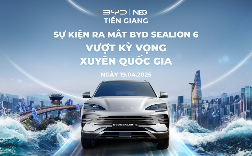BYD Sealion 6 chốt ngày ra mắt tại Việt Nam vào 19/4: cơ hội trải nghiệm SUV plug-in hybrid hoàn toàn mới