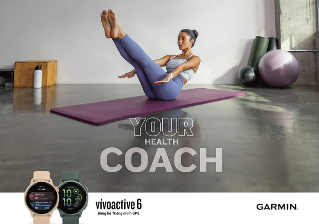 Garmin ra mắt đồng hồ vívoactive 6 ở Việt Nam: pin 11 ngày, giá 8,29 triệu đồng