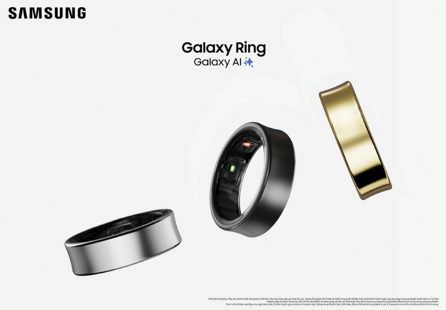 Galaxy Ring "chào sân" Việt Nam: Nhẫn thông minh AI đầu tiên của Samsung, giá 9,99 triệu đồng
