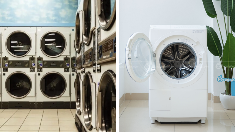 Máy giặt công nghiệp là gì? Máy giặt công nghiệp khác biệt gì với máy giặt hộ gia đình?