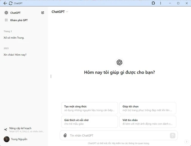 Cách chạy ChatGPT dưới dạng ứng dụng Windows