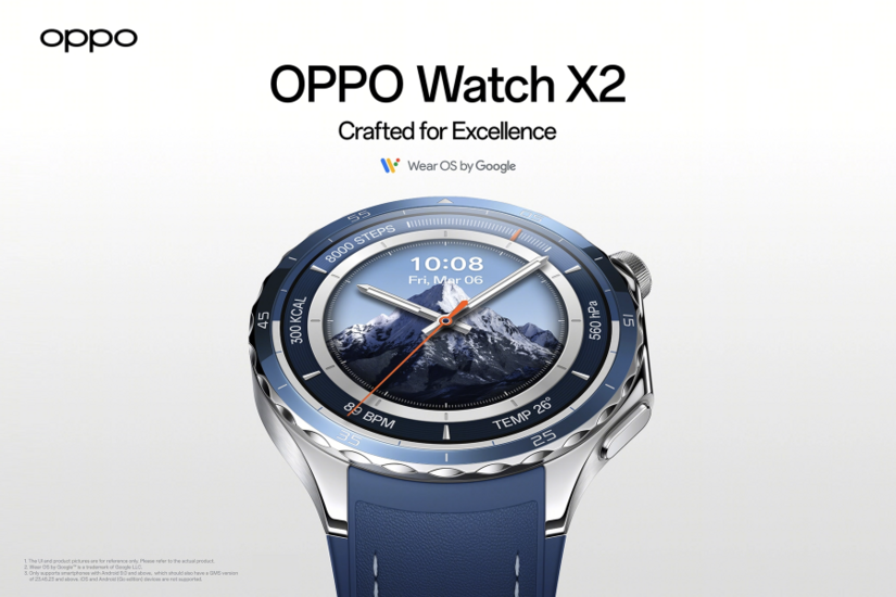 OPPO ra mắt bộ đôi đồng hồ Watch X2 và X2 mini tại Việt Nam: pin silicon-carbon, thiết kế cổ điển cao cấp, giá từ 7,99 triệu đồng