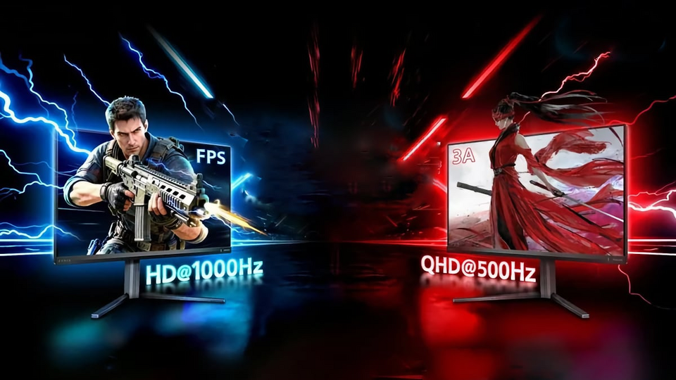 AOC và Philips ra mắt màn hình chơi game 1000Hz đầu tiên