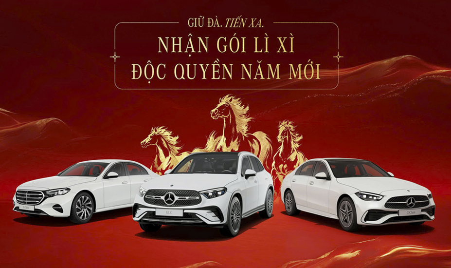 Mercedes-Benz Việt Nam giảm hàng chục triệu đồng cho loạt xe bán dịp Tết