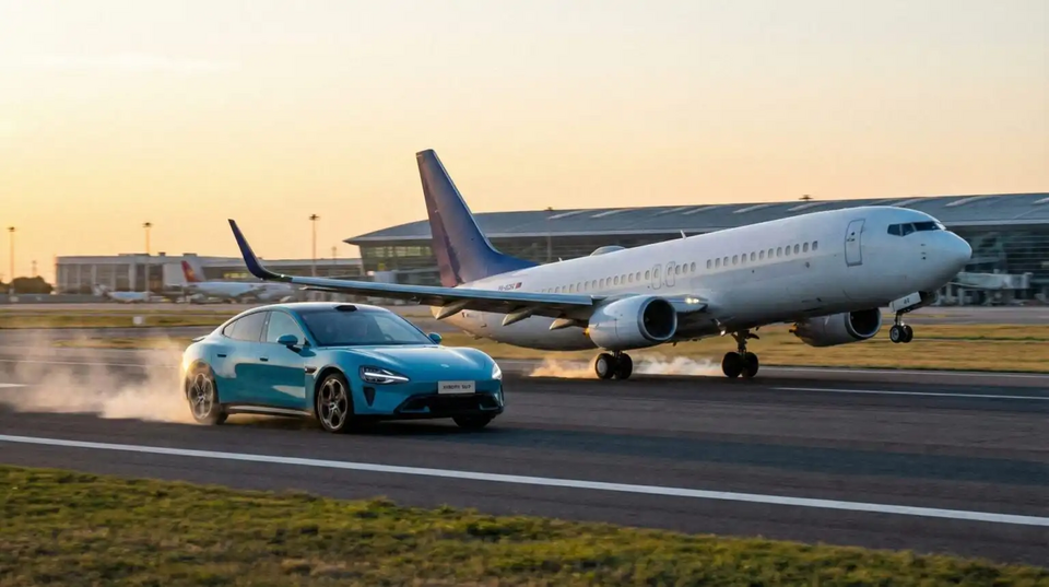 Xiaomi SU7 tăng tốc từ 0-100 km/h vượt trội so Boeing 747 trong thử nghiệm thực tế