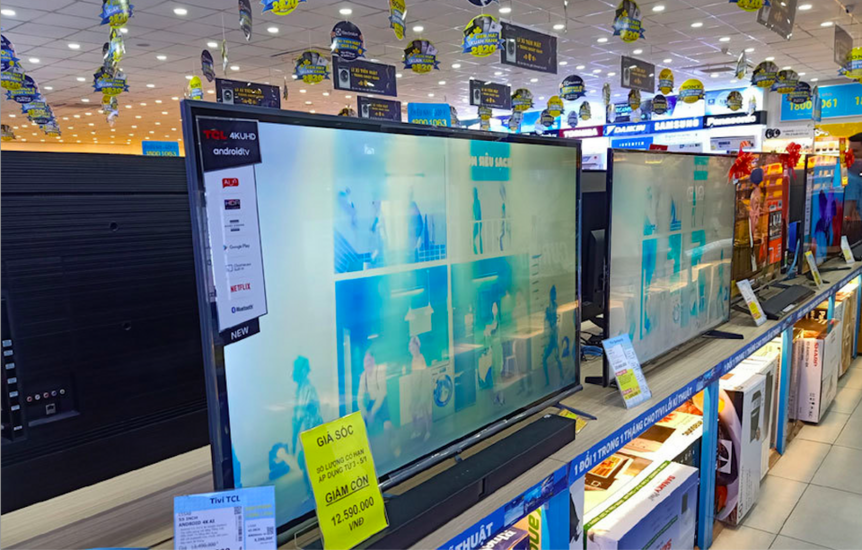 Thiếu vắng bóng đá, doanh số TV tại Việt Nam sụt giảm mạnh trong năm 2025