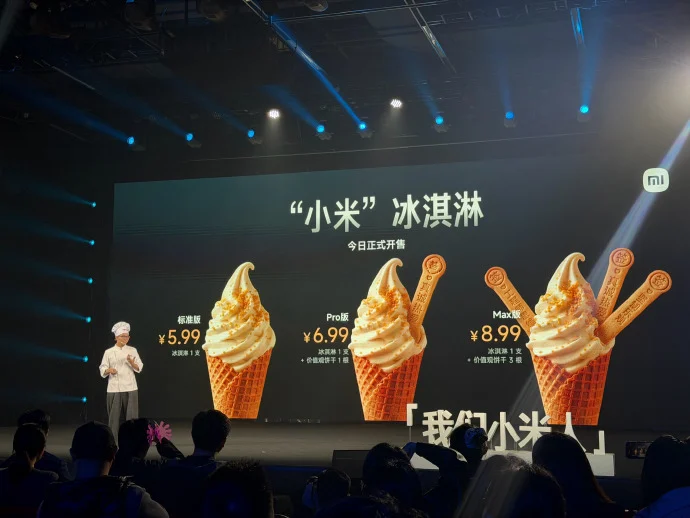Xiaomi giờ sản xuất cả kem: có bản tiêu chuẩn, Pro và Max