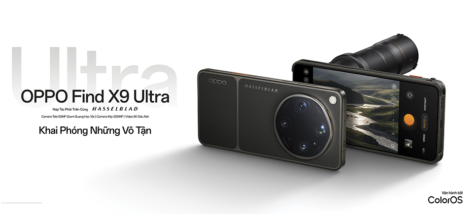 Oppo Find X9 Ultra và Find X9s sẽ mở bán ở Việt Nam vào 5/5, bộ quà 22 triệu đồng cho người đặt sớm