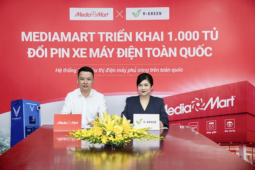 MediaMart lắp 1.000 tủ đổi pin xe điện ngay trong tháng 5/2026