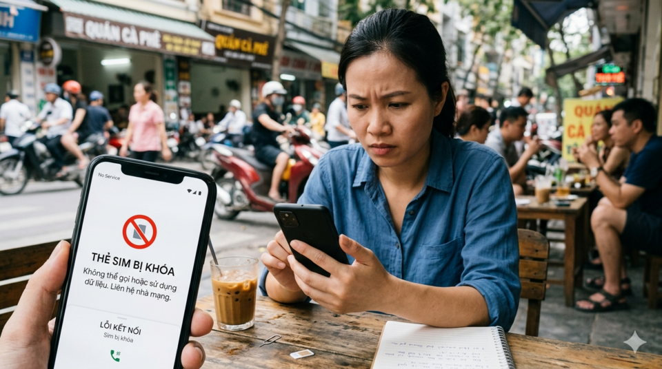 Người dùng Việt Nam có thể bị khóa SIM nếu chưa xác thực thông tin