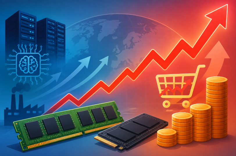 Giá chip nhớ tăng dựng đứng: Nguy cơ kép cho hạ tầng số và an toàn dữ liệu