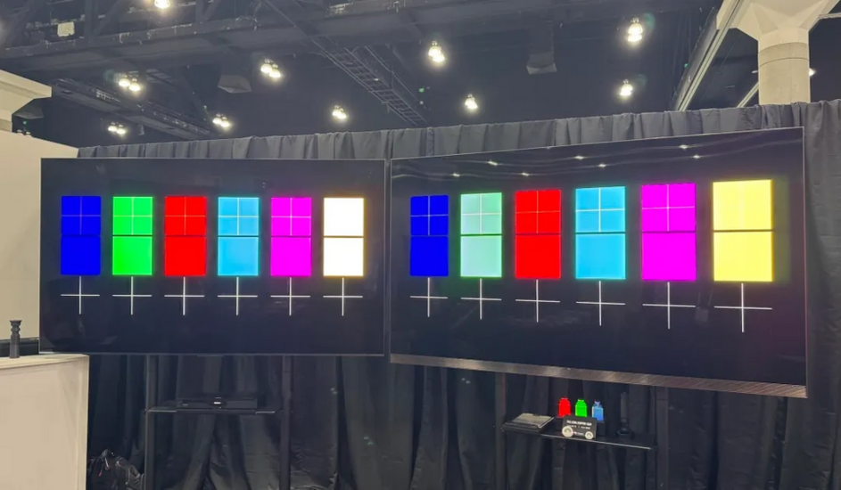 TV SQD MiniLED vượt trội hơn TV RGB MiniLED khi so sánh cùng nhau