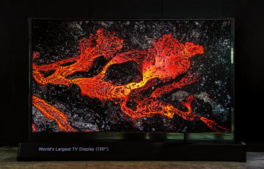 TCL CSOT ra mắt màn hình LCD 130 inch bự nhất thế giới, màn OLED gập và màn LED RGBC cho TV tương lai