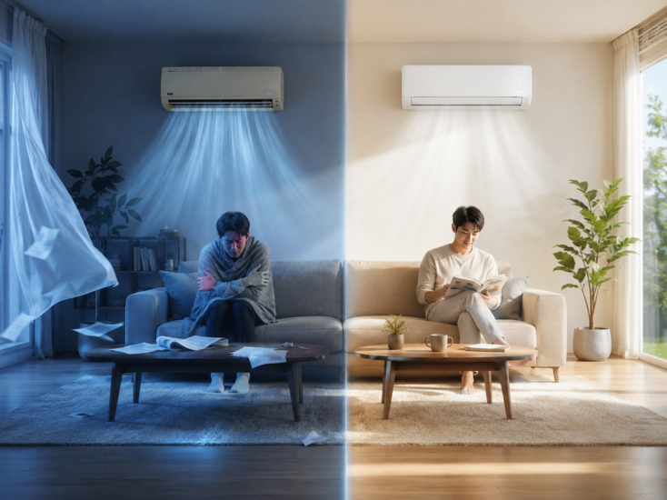 Tại sao điều hòa cũ thường cho cảm giác "mát sâu" hơn máy mới?