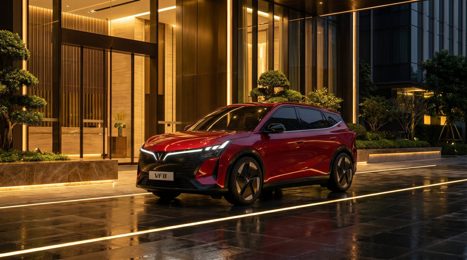 VinFast ra mắt VF 8 mới: lột xác thiết kế, nâng cấp khung gầm, pin đi được 500km