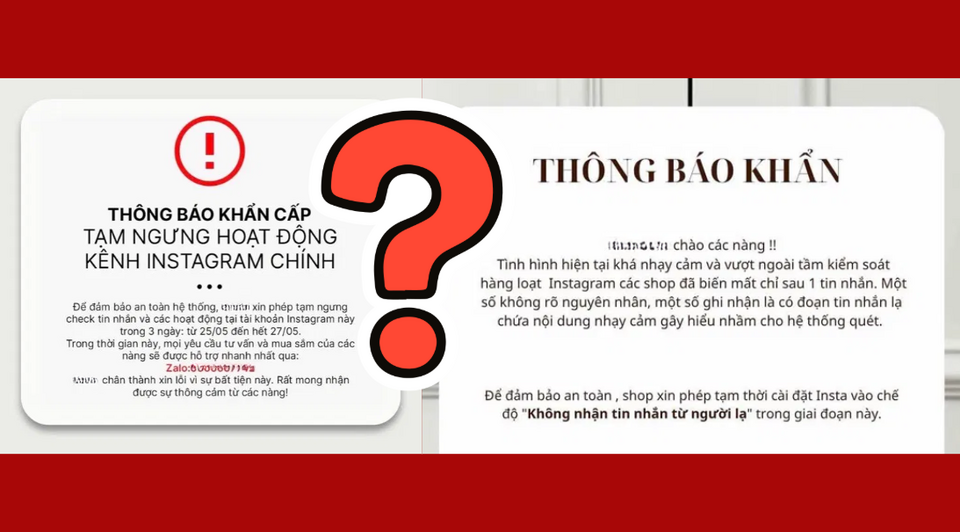 Hàng loạt shop Instagram Việt Nam tạm ngưng hoạt động