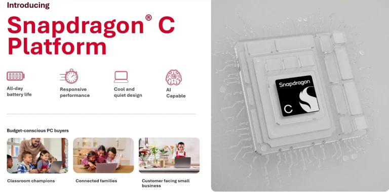 Qualcomm ra mắt Snapdragon C: Giải pháp để Windows đấu lại MacBook Neo